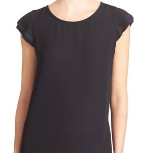 Joie Nesrin Silk Blouse Caviar (Black)